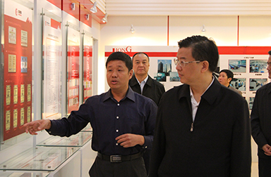 福建省委常委、省紀委書(shū)記倪岳峰調研虹潤公司